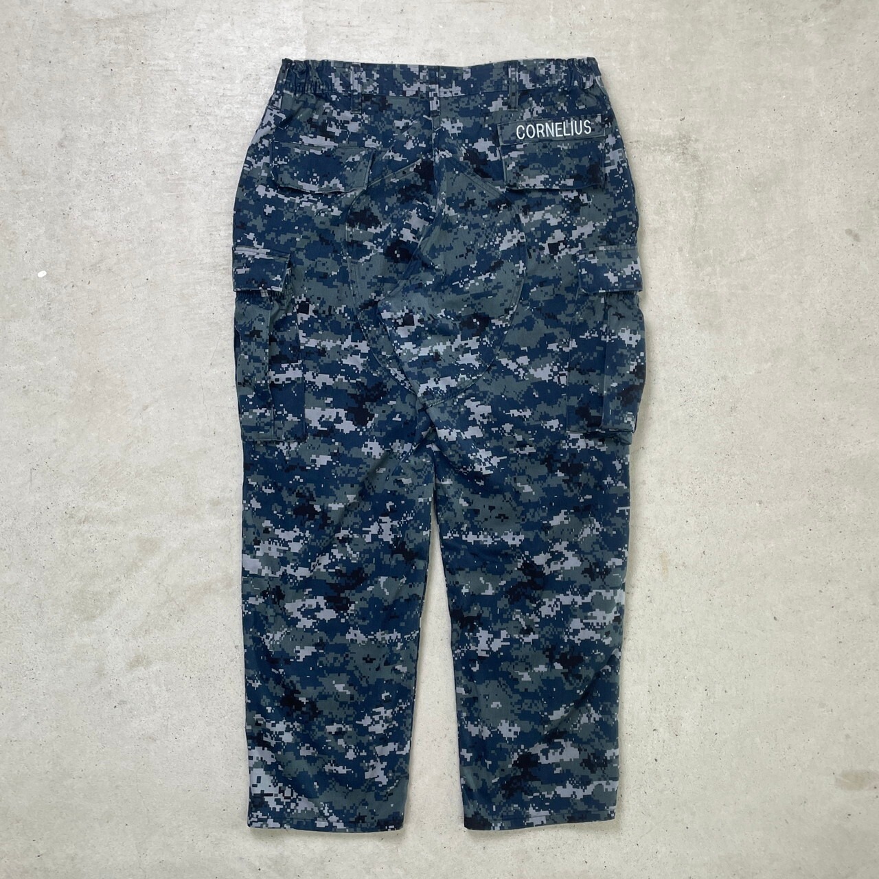 14年納品 米軍実品 US NAVY デジタルカモ 迷彩 ミリタリーカーゴパンツ 