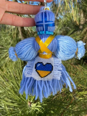 UA.Designer手作りモタンカ（ウクライナの御守り）