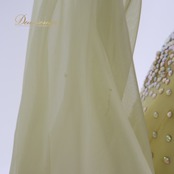 社交ダンス 衣装 スタンダードレス ワンピース ドレス スタンダード 黄色 レース デモ 競技 ダンス パーティ 発表会 綺麗 上品 明るい レモンカラー イエロー系 明るい黄色 フレアスカート 上品デザイン 女性用 ドレススタイル おしゃれ ショーダンスパフォーマンス 競技用衣装