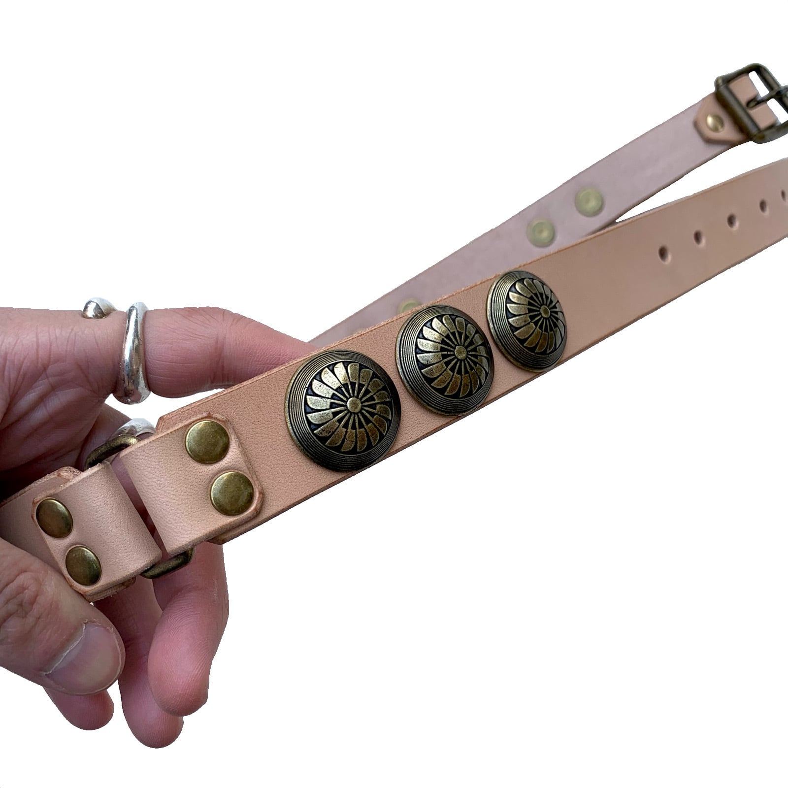 blackmeans】CONCHO LEATHER BELT | HEIGHTS Online Store