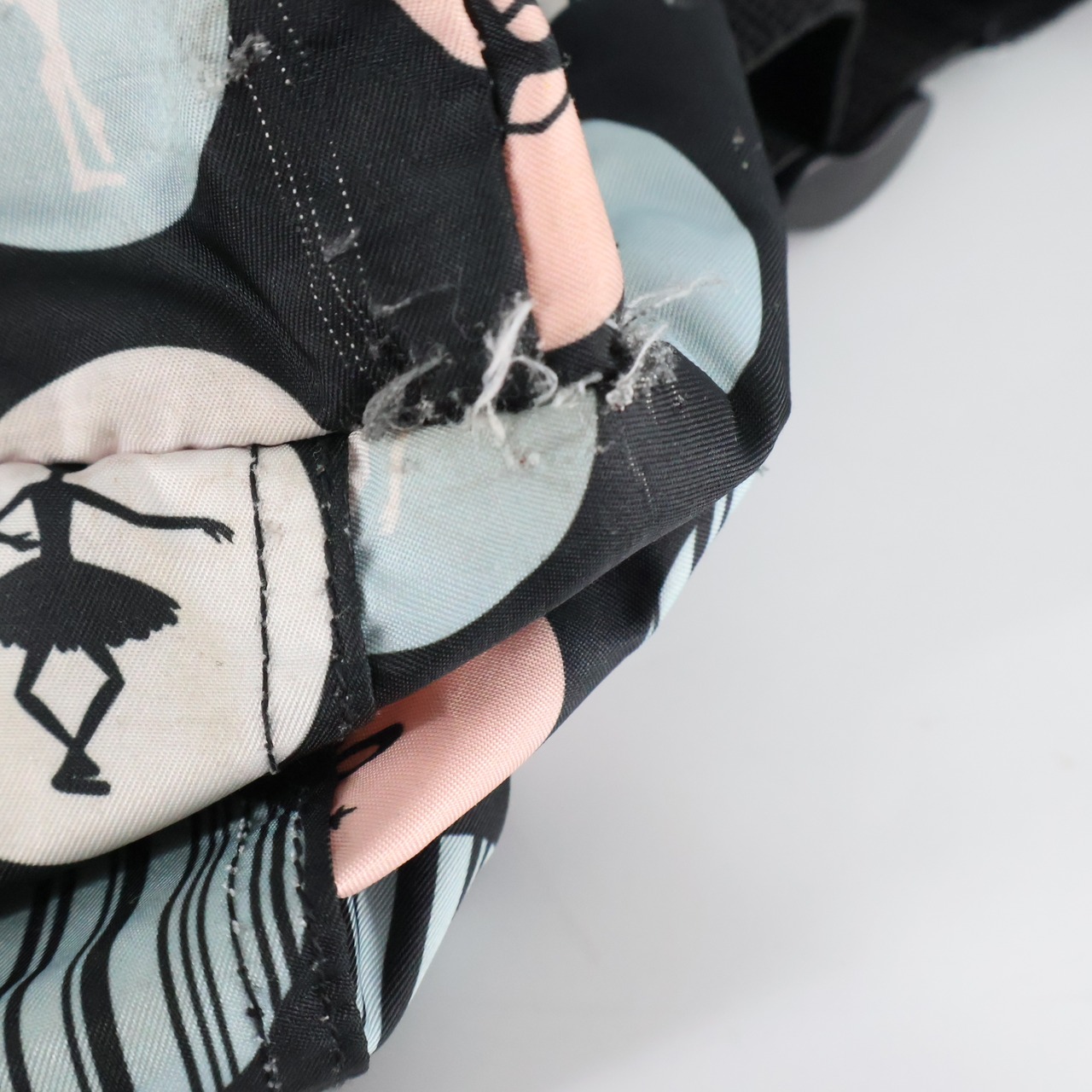 【バレエ 小物 とめ売り】3点セット Chacott チャコット American Ballet Theatre リュック バレエバッグ バッグ 収納 子供 ピンク パープル ブラック 黒 柄 模様 水玉 マチ付き