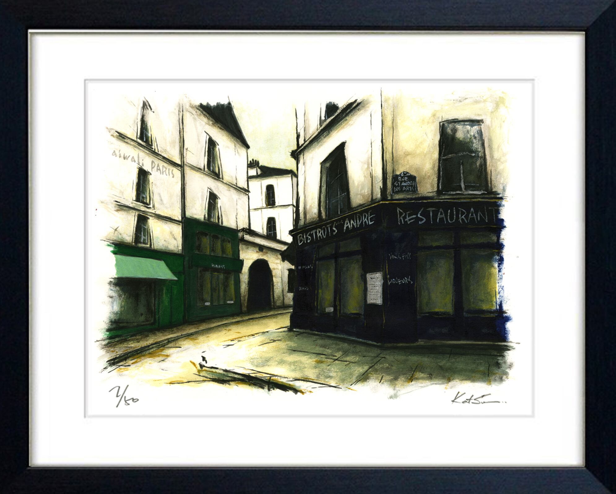 絵画 685 油絵/風景/街角/東京丸の内/夕景/F4号 街角 絵 絵画 449 油絵 風景 街角 東京 四谷荒木町の路地 石畳 F6号