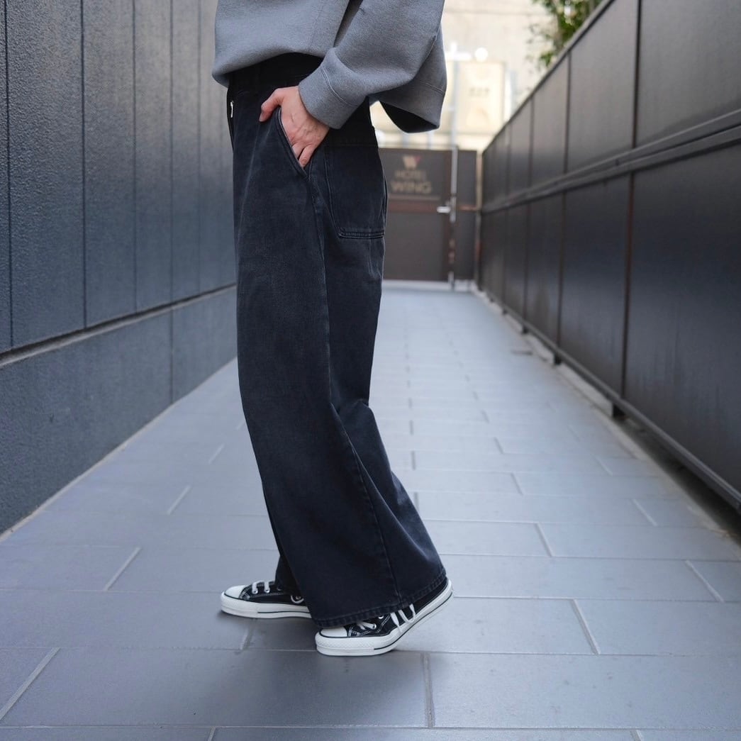 Studio Nicholson CHALCOSNW1417WASHEDBLACK 関税送料込 STUDIO NICHOLSON(スタジオニコルソン)CHALCO WASHED
