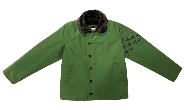19AW 綿ナイロングログランN-1デッキジャケット / Nylon cotton grosgrain N-1 deck jacket