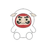 DALULUぬいぐるみキーチェーン ヒツジ(9813224)