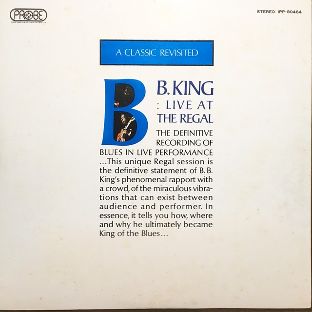 B.B. KING - B.B. KING IN LONDON