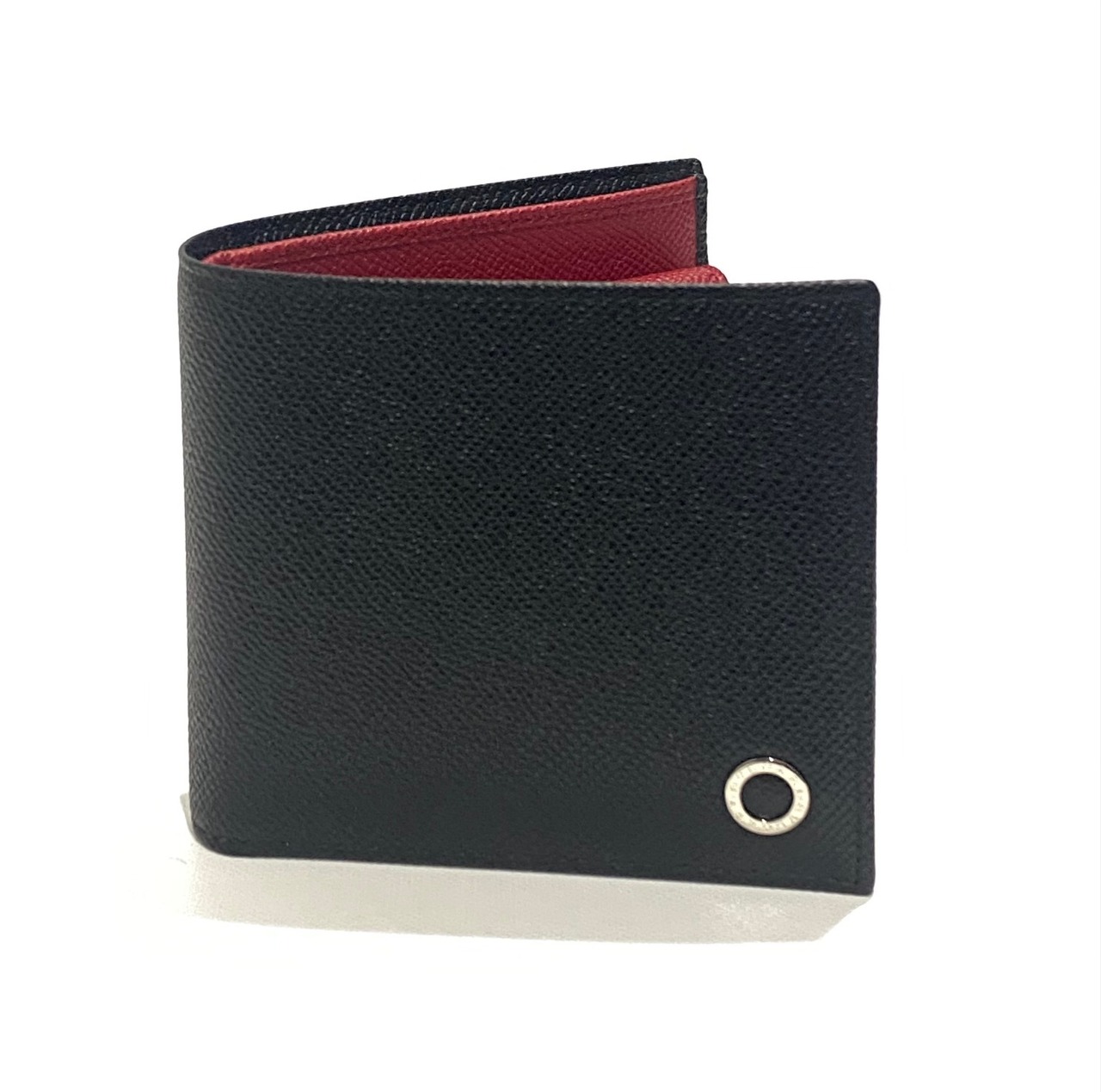 BVLGARI ブルガリ 二つ折り財布 メンズ 288273 GRAIN/BLK