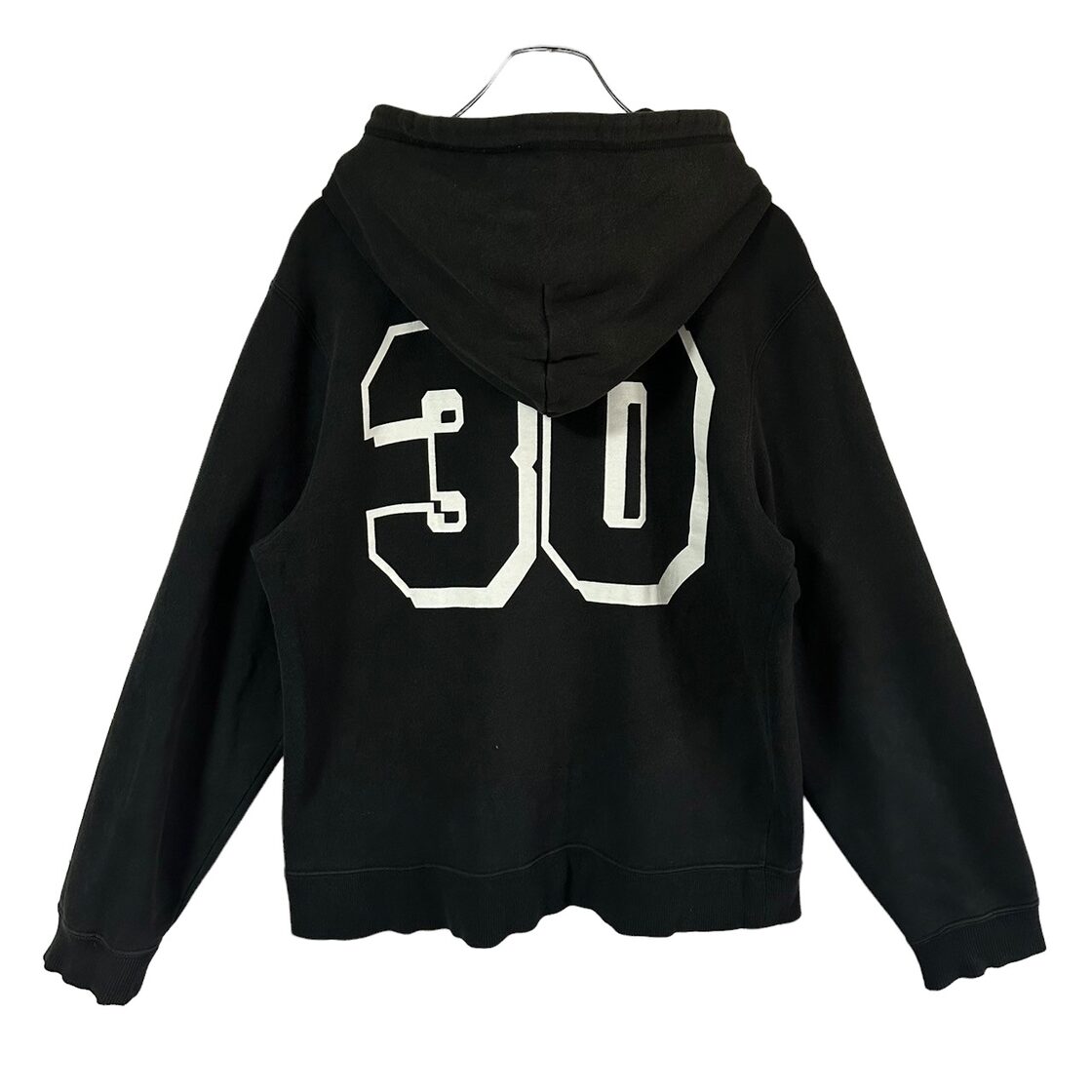 stussy ステューシー ジップパーカー プリントロゴ バックロゴ 背番号 