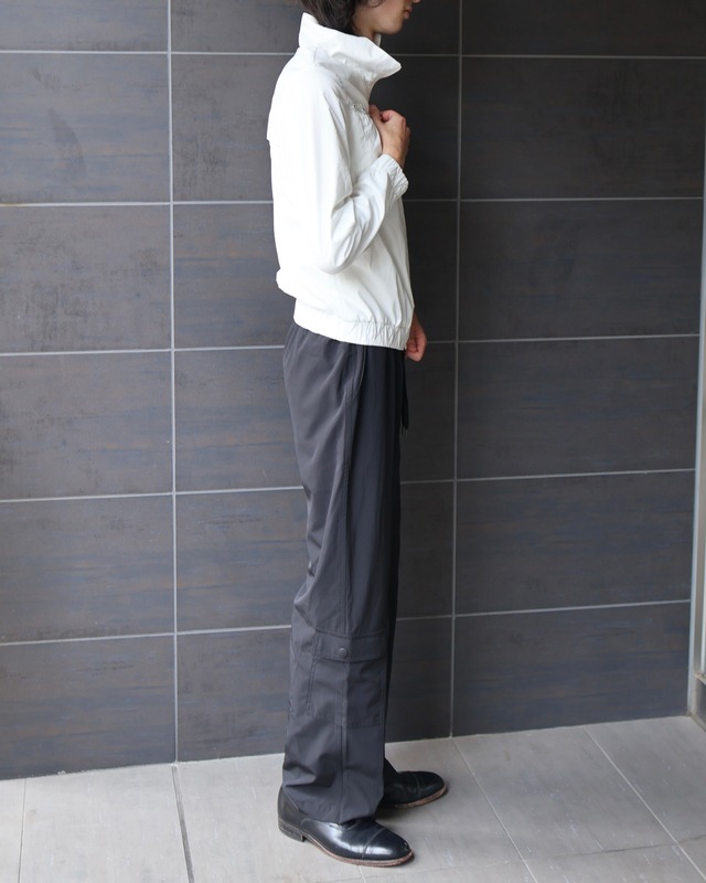 Rhinestone design zip blouson