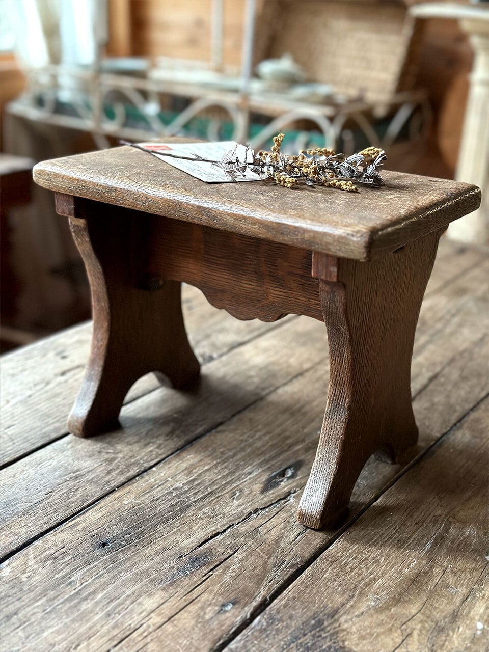 木製 踏み台 ステップ台 脚長 | Brocante de La Cocotte