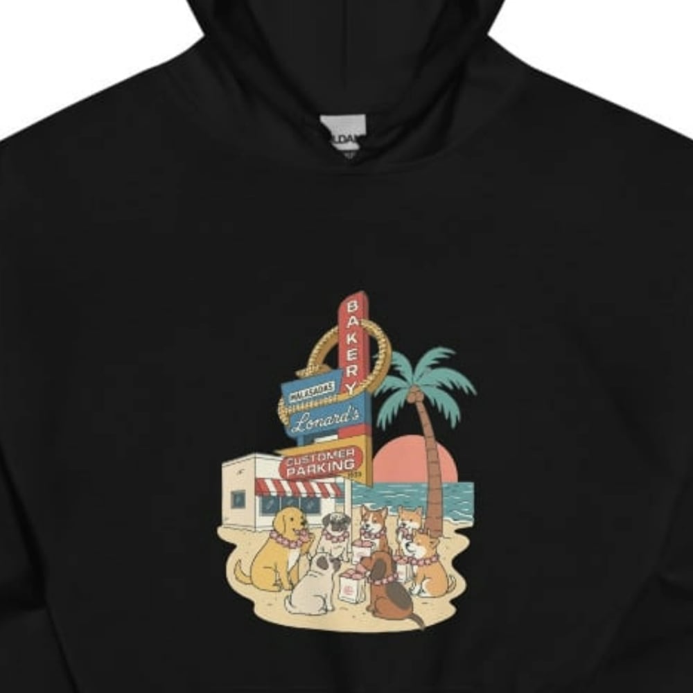 マラサダ ベーカリー サイン ユニセックス パーカー DA0045