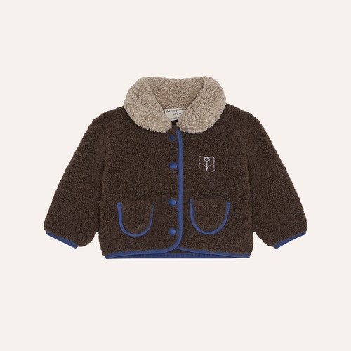 The Campamento / Green Teddy Baby Jacket / 12-18M