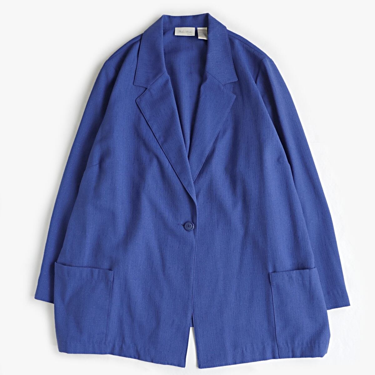 90-00s Studio Works ポリレーヨン テーラードジャケット 未使用 タグ付き