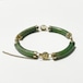 Vintage Nephrite & Chinese Characters Link Bracelet