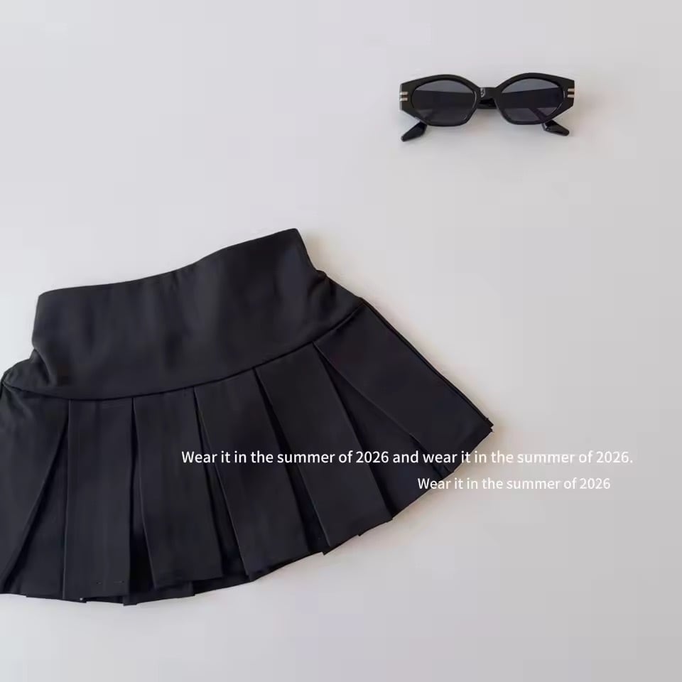 プリーツミニスカート