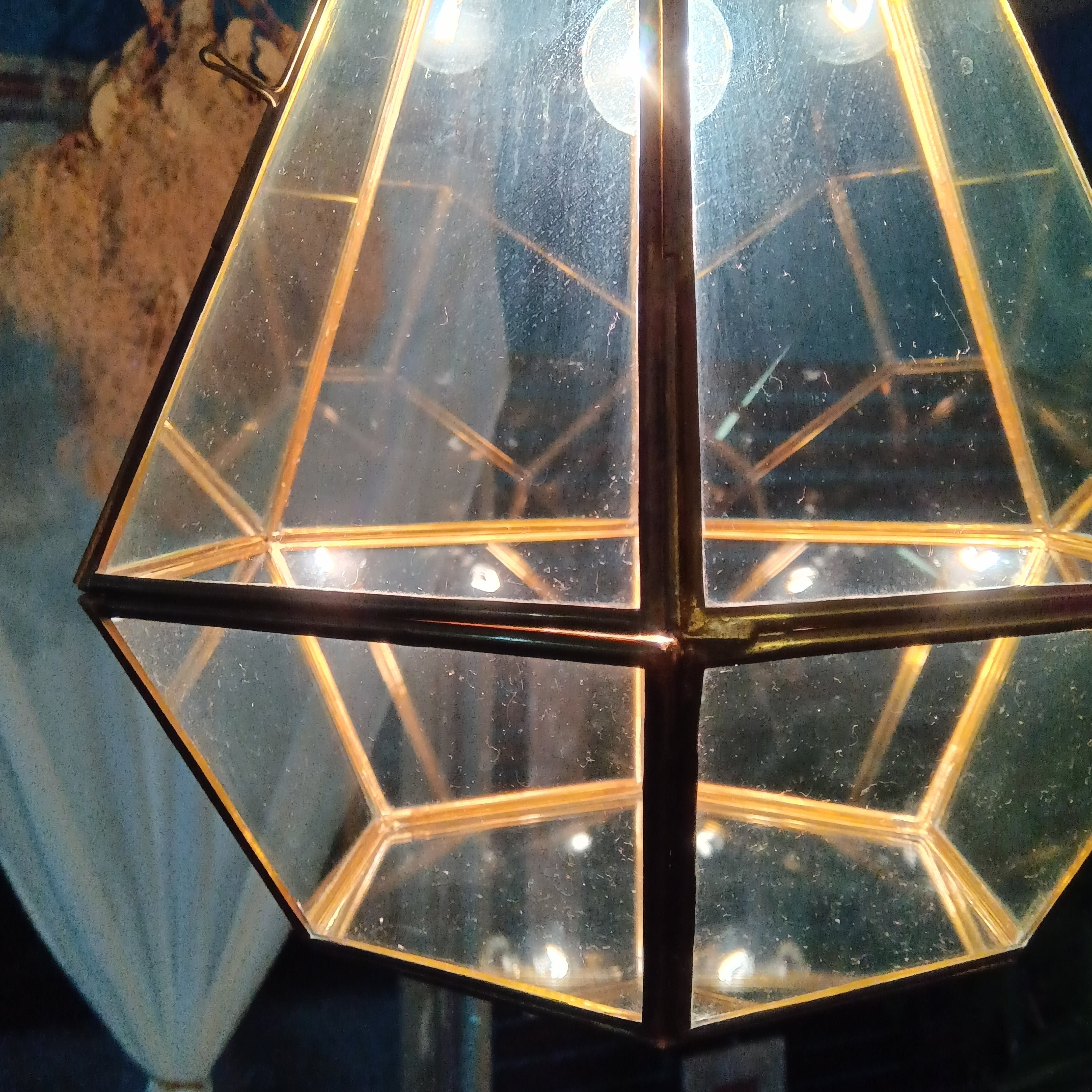 ペンダントライト ガラス 真鍮 ダクトレール 照明 テラリウム ガラス