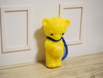 カラフルプラスチック ドイツの黄色ベア 青い紐 画像2