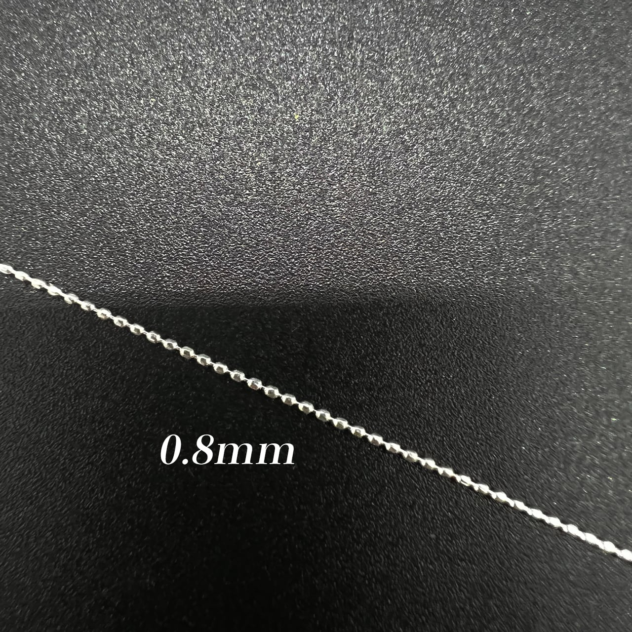 極細ボールチェーン(0.8mm) 1本(50cm) | スカルプ狂crossnail