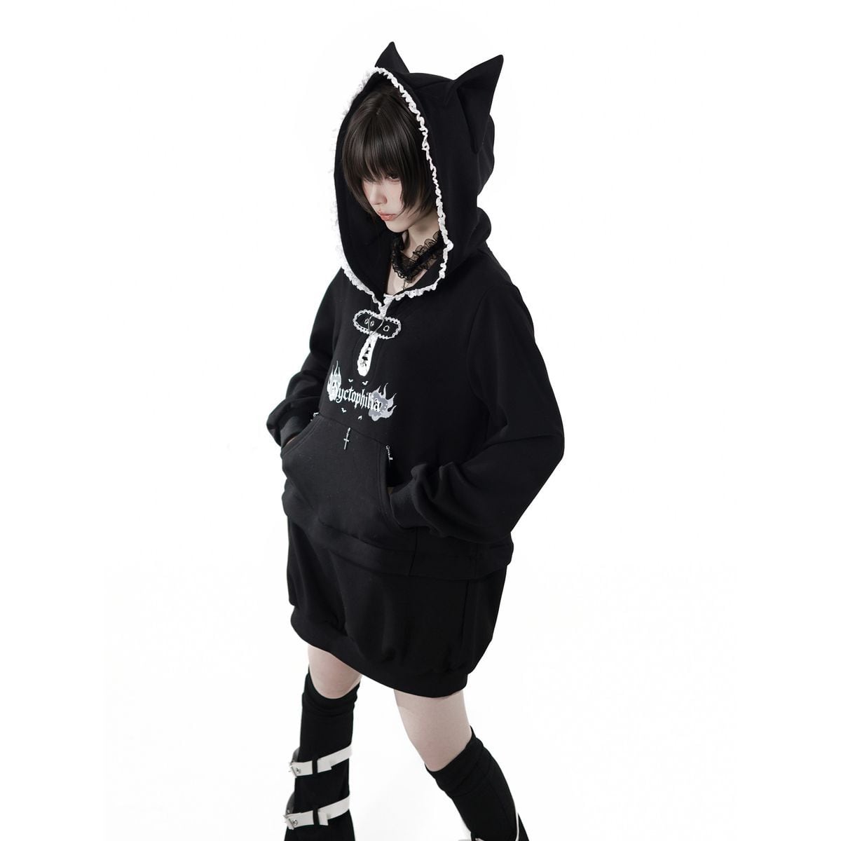 サブカル系ネコミミクロスコーデセットアップ：ジャケット | Maiden's Rêve