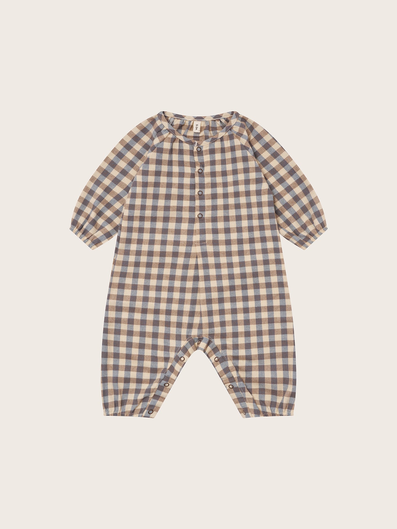 送料無料 organic zoo/Shoreline Gingham Onesie