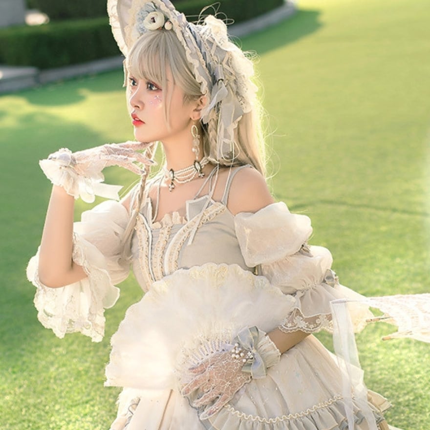 サブカル 服 地雷系 通販 グローブ 手袋 ネックアクセサリー プリンセス 薔薇少女 ゆめかわ ロマンティック 浪漫 フェアリーテイル 闇かわいい