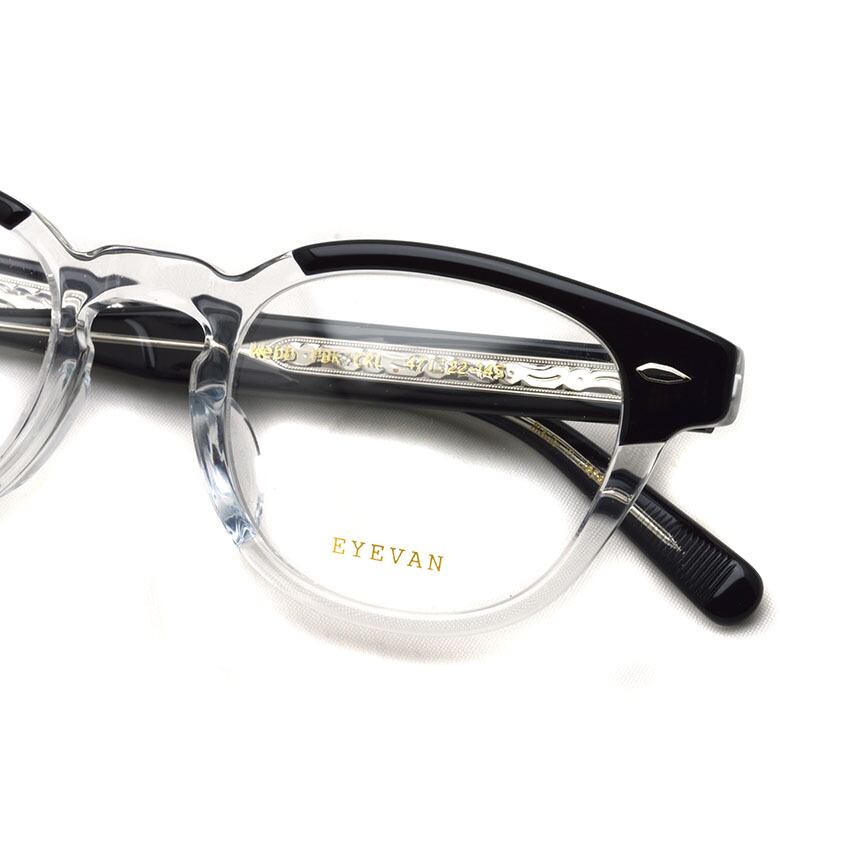 【極美品】正規品 EYEVAN Webb CRL クリスタル ブルーグレーレンズ