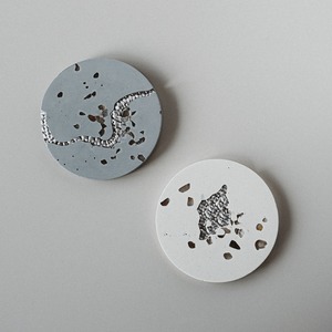 Macrame Stone Coaster "born"