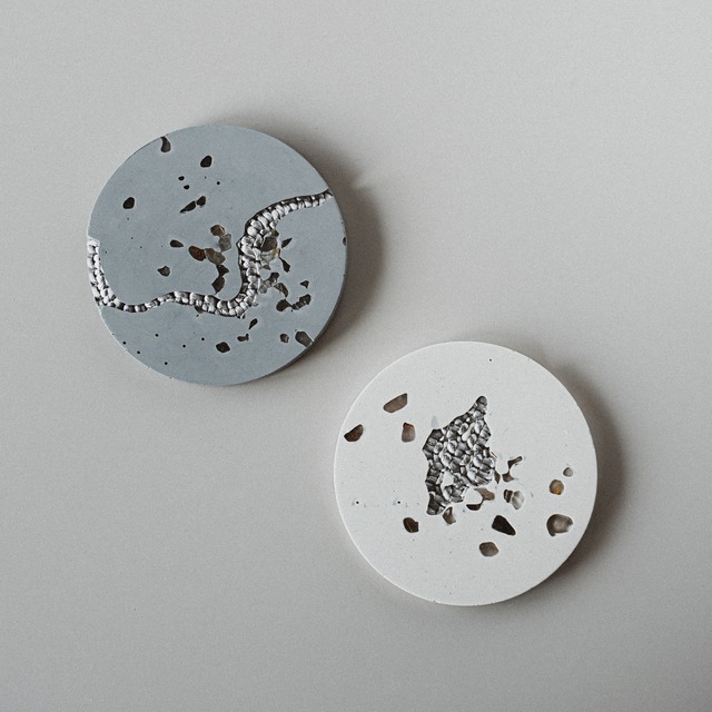 Macrame Stone Coaster "born"