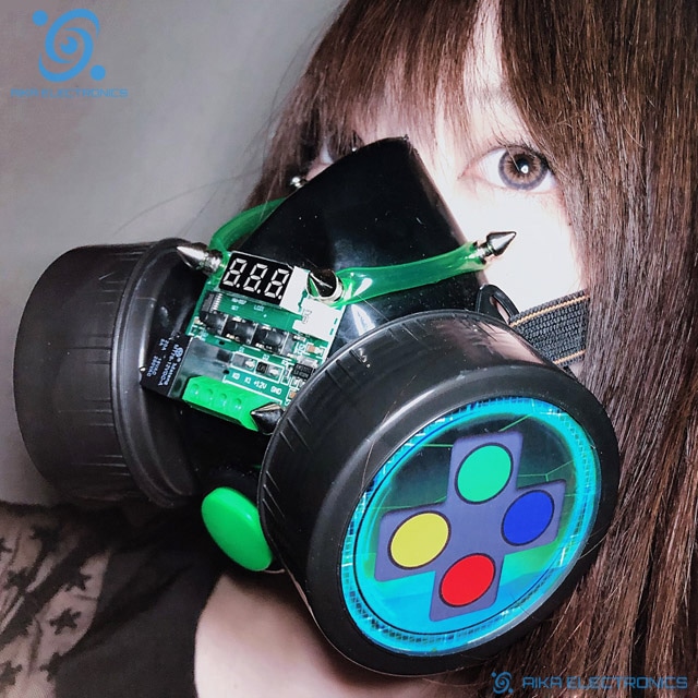 Gas mask Type: Gaming 【GREEN】／AIKA ELECTRONICS
