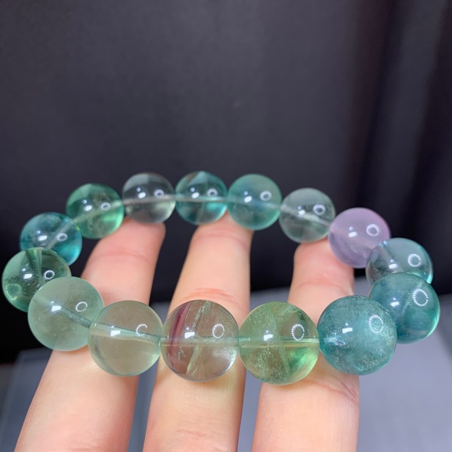 b183大玉フローライトブレスレット