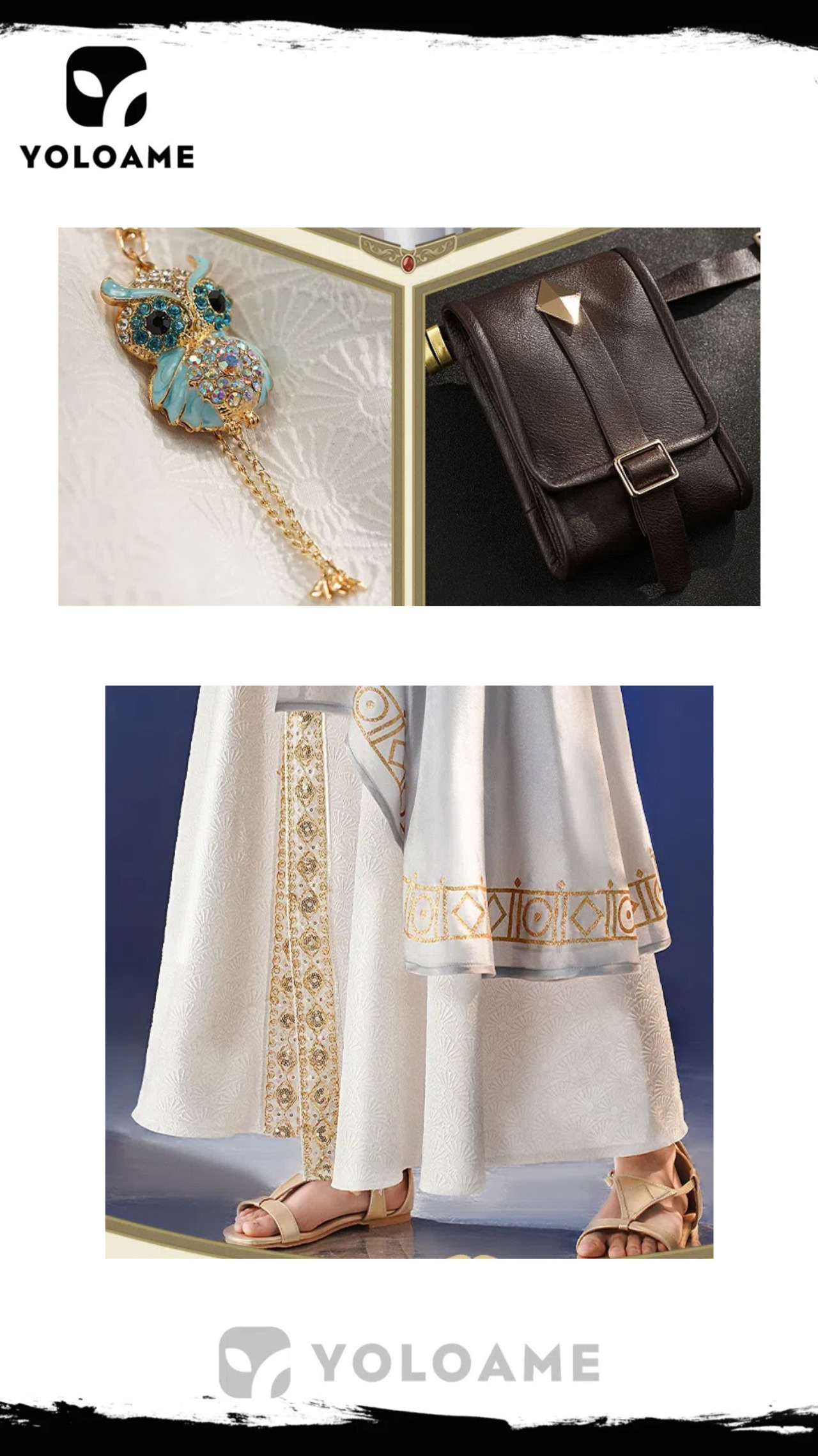 三分妄想 IdentityV 第五人格 占い師 コスプレ衣装 ホワイト