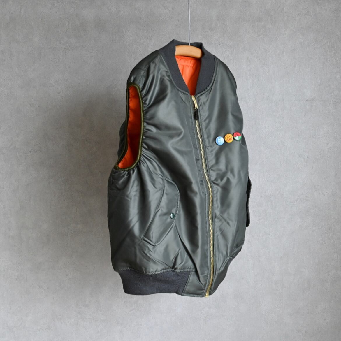 THRIFTY LOOK ma1 ma-1 / ROTHCO ロスコ ミリタリー MA-1ベスト メンズ