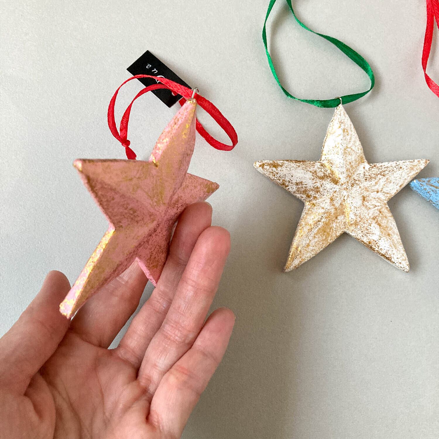 オーナメント シンプルラメスターS カラー（8cm） | Dua-アクセサリー