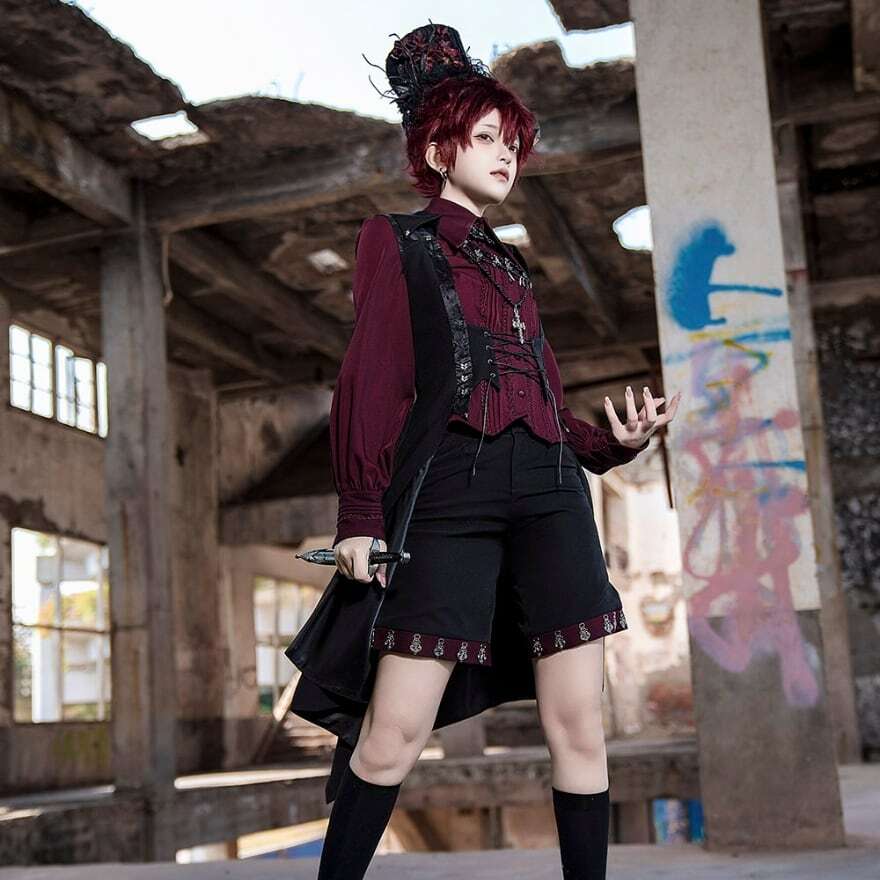 王子系 皇子系 Princess Chronicles Sサイズ ジレ ベスト メンズ