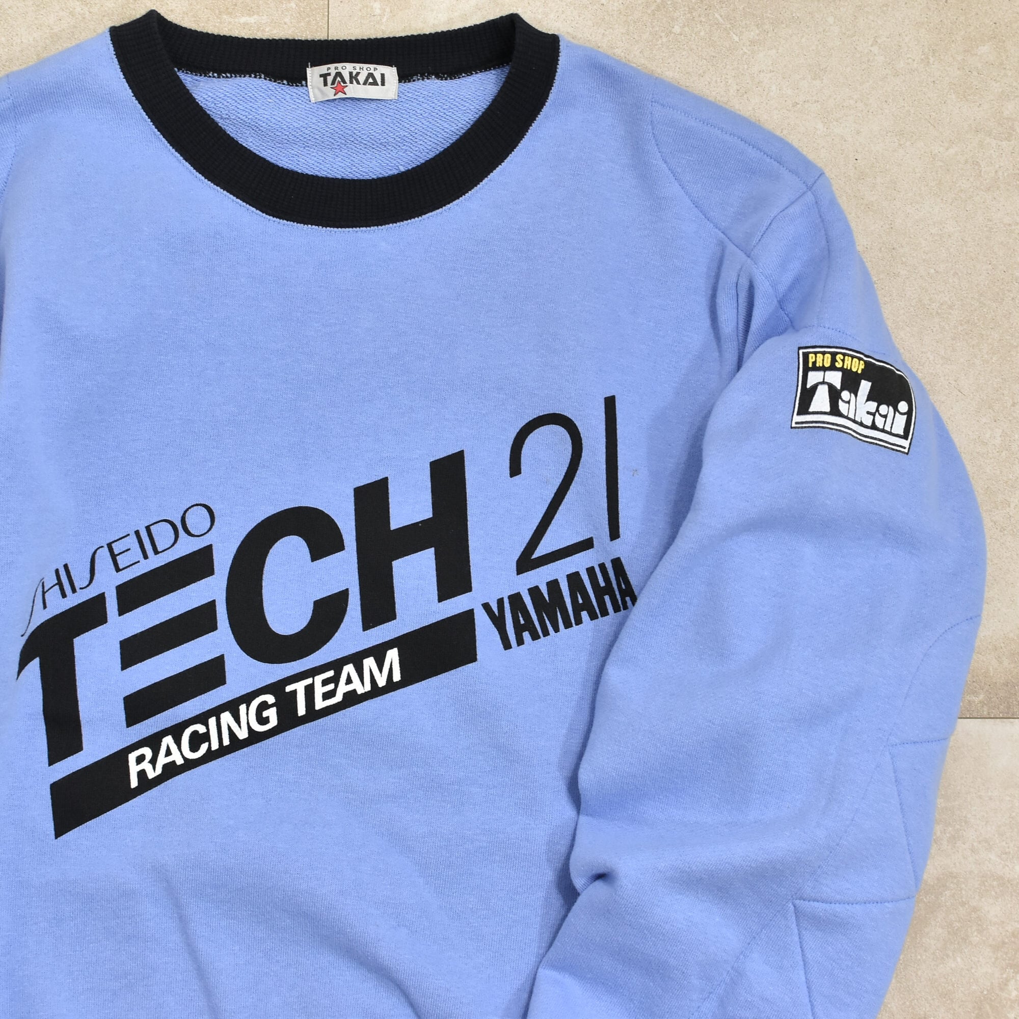 80~90s TECH21 racing team sweatshirt Jp vtg