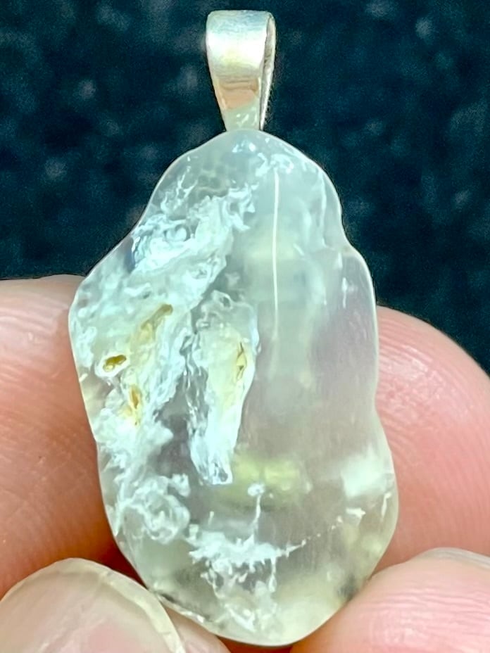 3) 人生の流れを創る!魂のクリアリング「新生マウントシャスタ・オパール」シルバーPT(小)