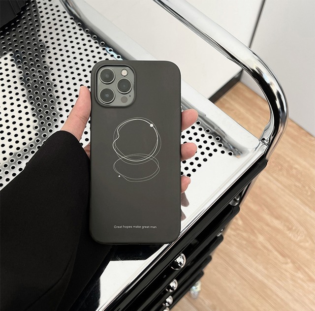 iPhone14 Pro Max/13/12ケース アートチック かっこいい 円環 