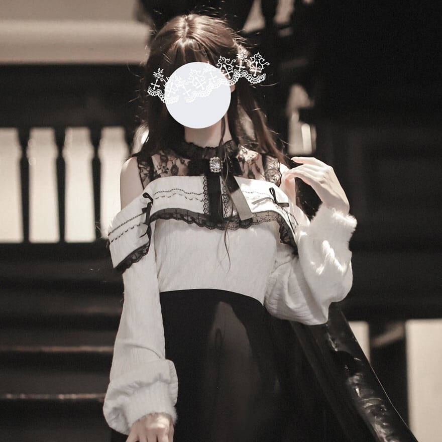 リボン アクセサリー レース フェイクジュエリー エレガント 胡桃木