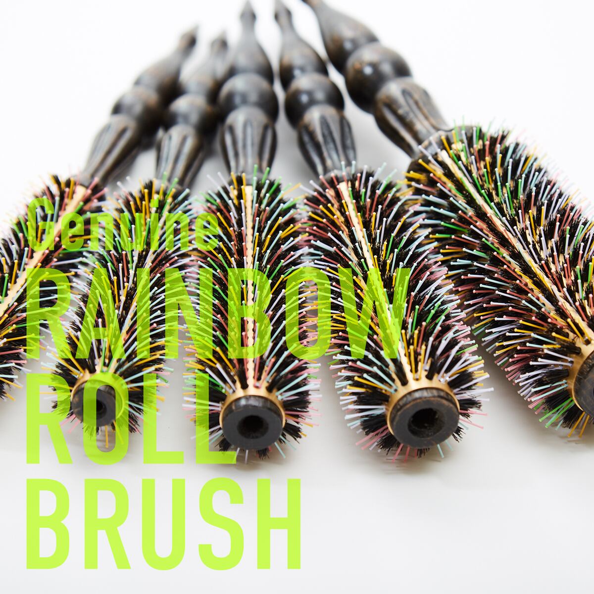 大ヒット御礼 レインボーロールブラシ 42 韓国で 世界で大ヒット中 株式会社ジェニュイン