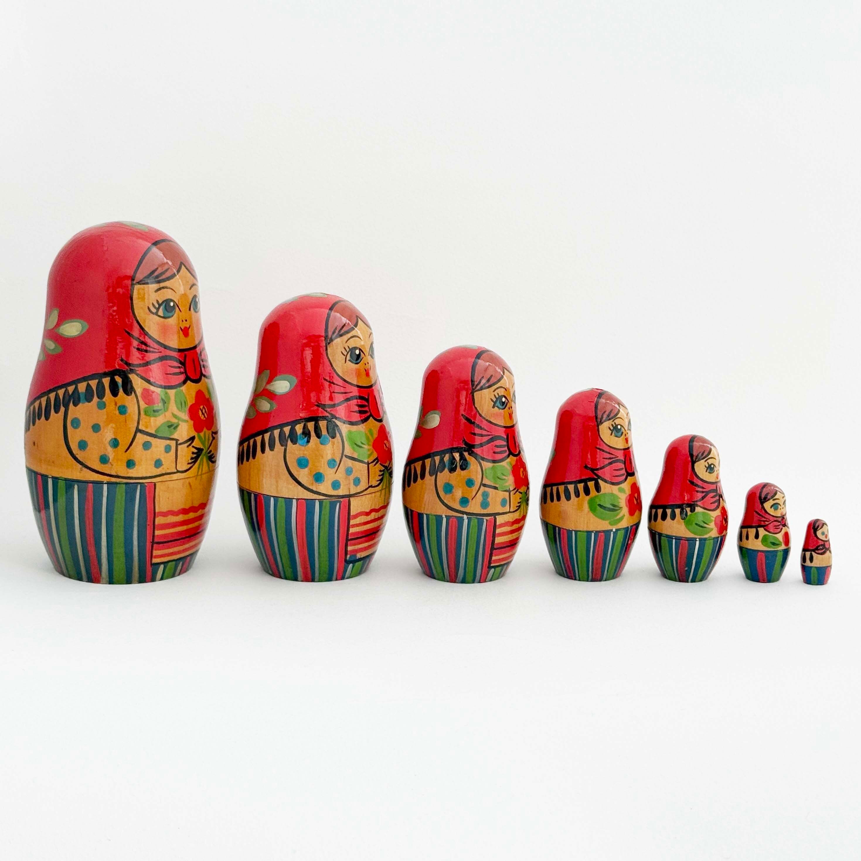 ベラルーシ産マトリョーシカ（7個組）