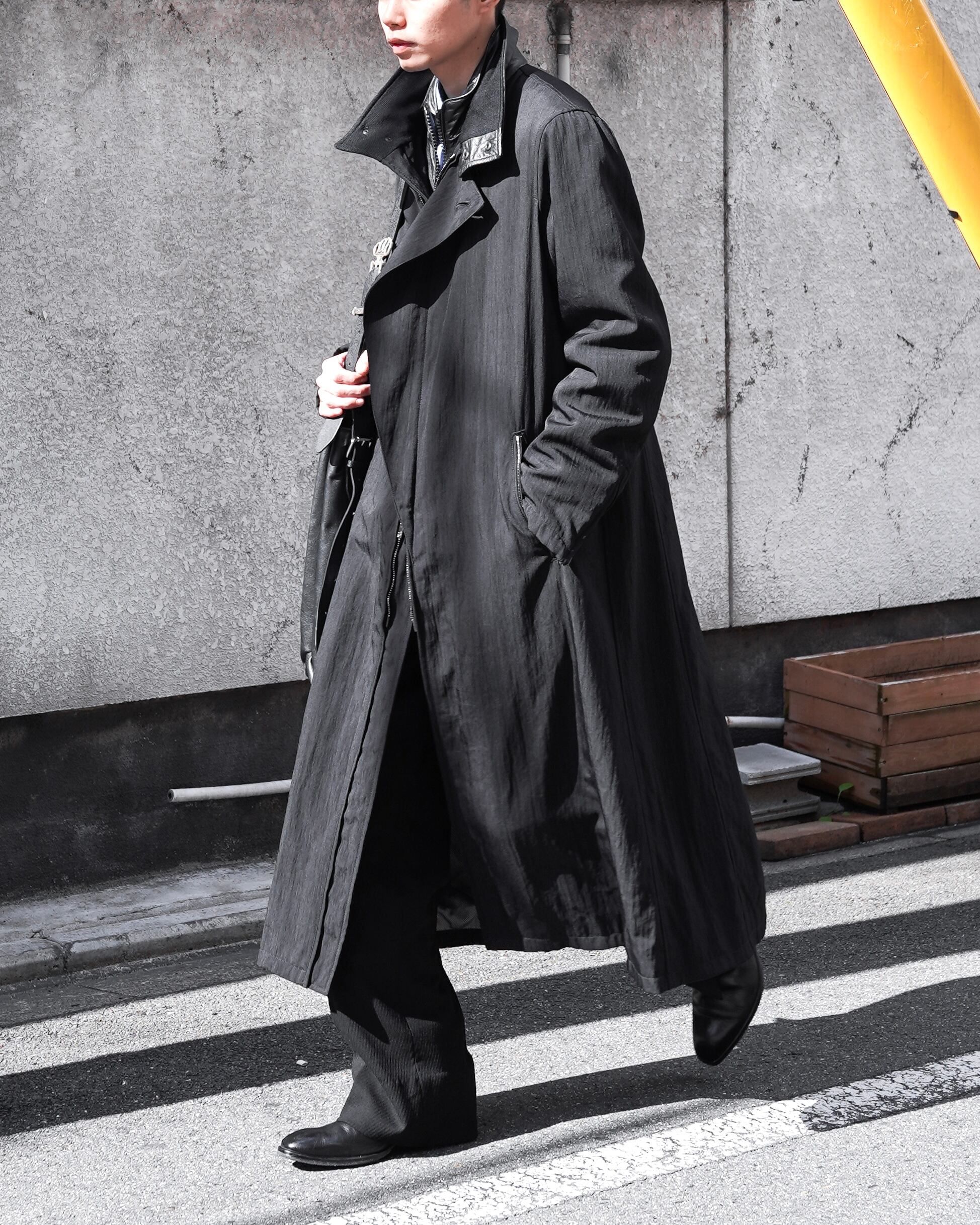GIORGIO ARMANI】nylon long coat | PAY ID