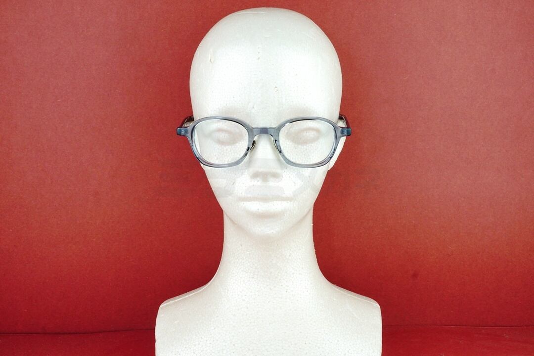 KameManNen クリア メガネ KMN-6148 GR パリジャン スクエア インナー