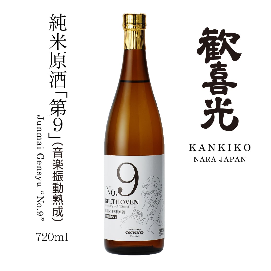 酒田ページ 歓喜光 純米原酒「No.9」（音楽振動熟成） | 澤田酒造株式会社