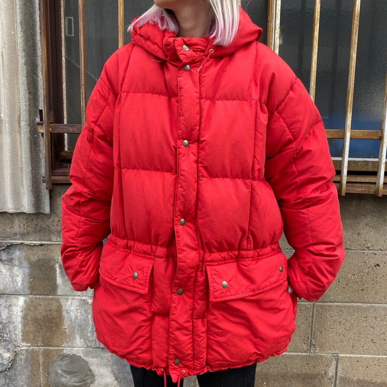 70s 80s ☆ エディバウアー カラコラム ダウン パンツ メンズ XL 程  