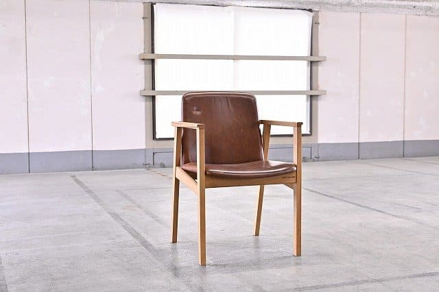 東京目黒 karf カーフ ウォールナット × オーク 無垢材 スツール 丸