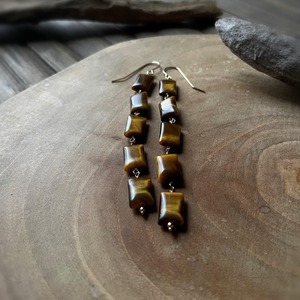 【New】Tiger's eye＊long/14K Goldfilled