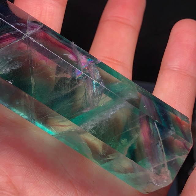 65 透明感抜群 フローライトポイント