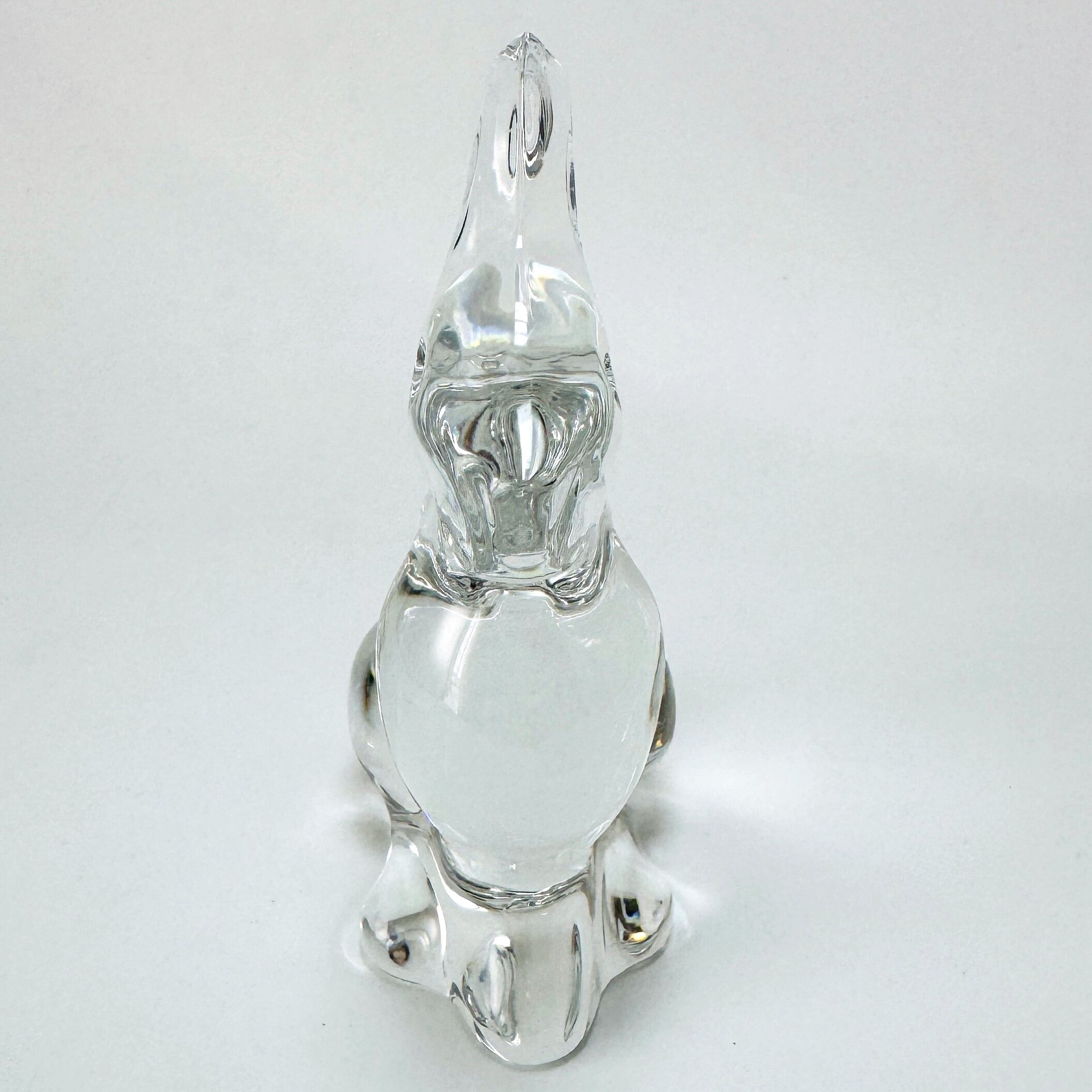 【バカラ】うさぎ 置物 インテリア★美品★金運/幸運/開運 バカラ】うさぎ 置物 インテリア☆美品☆金運/幸運/開運