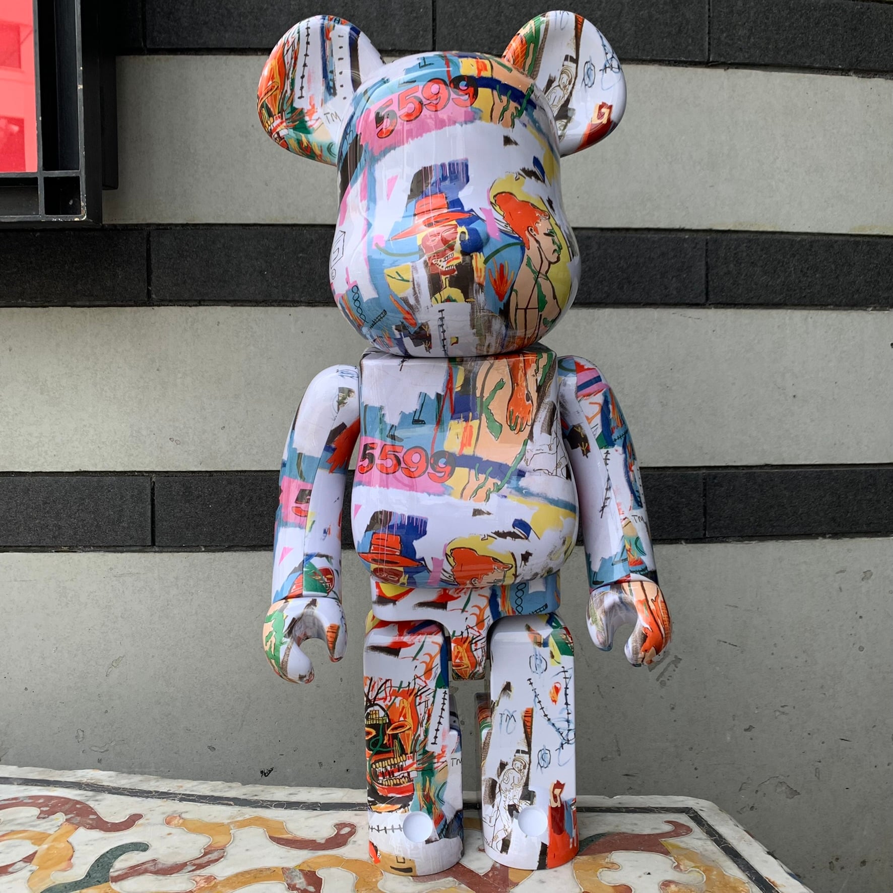 BE@RBRICK JEAN-MICHEL BASQUIAT #7 1000％