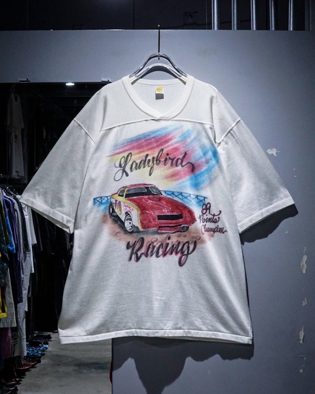 【add (C) vintage】80's Airbrush Paint Vintage Football Shirt